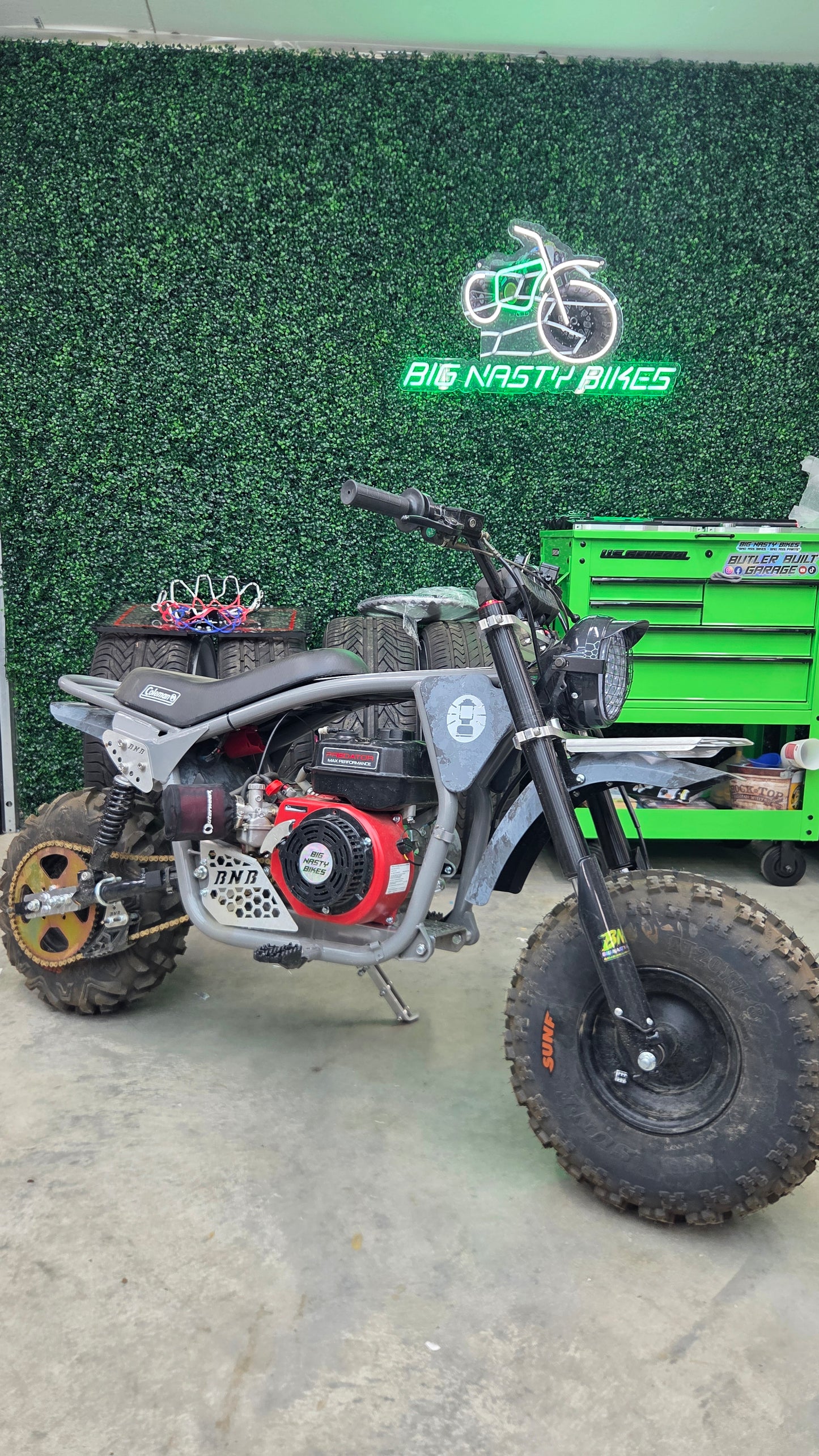 Massimo MB200 / Baja Warrior / Coleman CT200uex BT200X Inverted Front Suspension Kit Billet CNC Triples