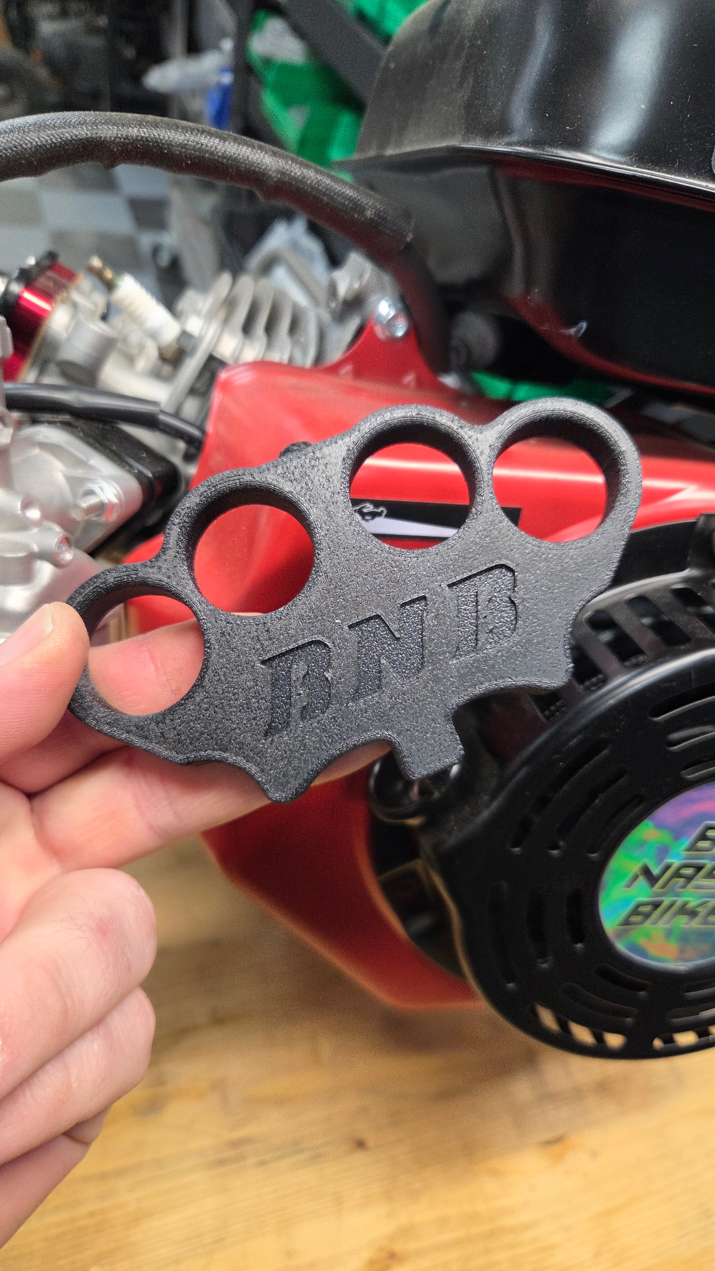 Knuckle Duster Style Pullstart Handle