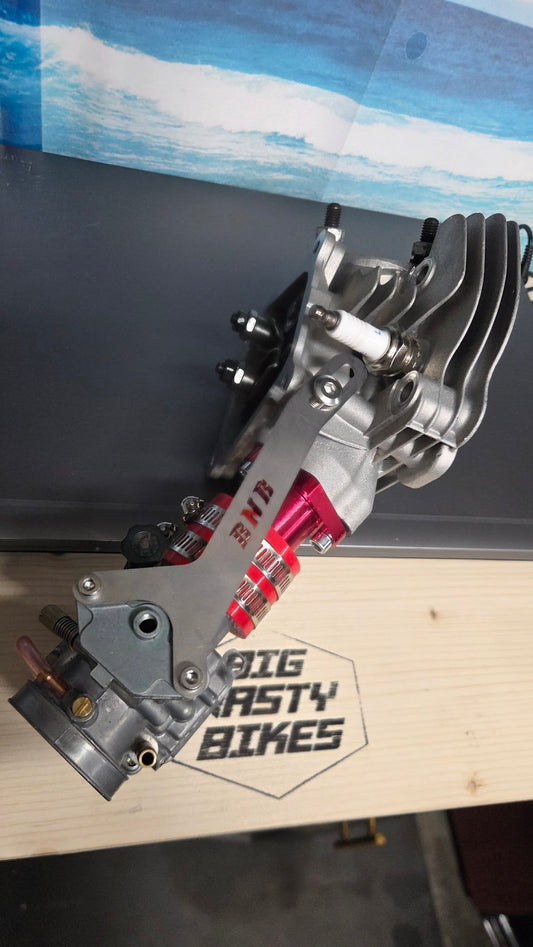 Universal PWK TMX Oko Koso Style Carb Brace Small Block 212 224 236 Predator Tillotson Ducar