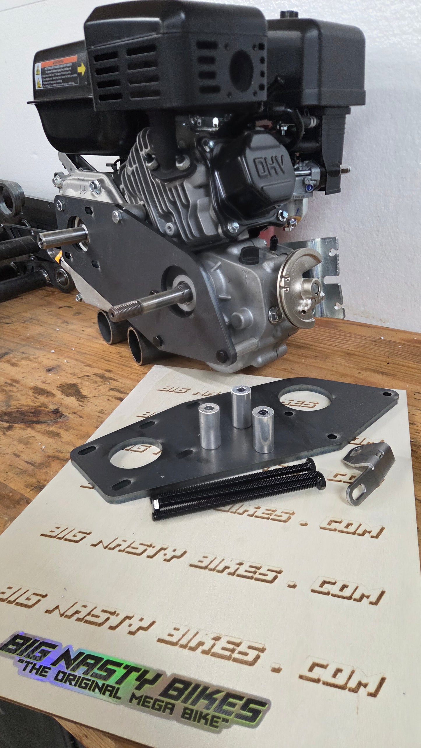 Small Block 30 Series / Transmission Mount Plate Kit Steel