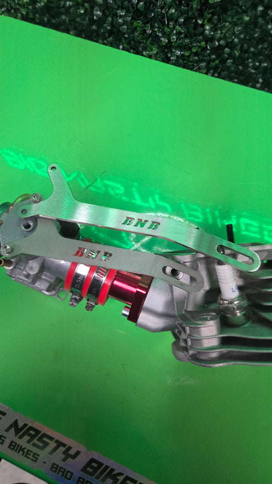 Extended PWK TMX Oko Koso Style Carb Brace Small Block 212 224 236 Predator Tillotson Ducar