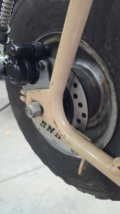 8" Wheel Drum Brake Conversion Rotor - Baja Warrior MB200, Coleman CT200, CT200U-EX, BT200x, Hisun M200, Axis M200