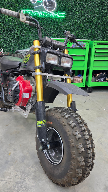 Trailmaster MB200 MB200X Hurricane Inverted Front Suspension Kit W/ Billet CNC Triples