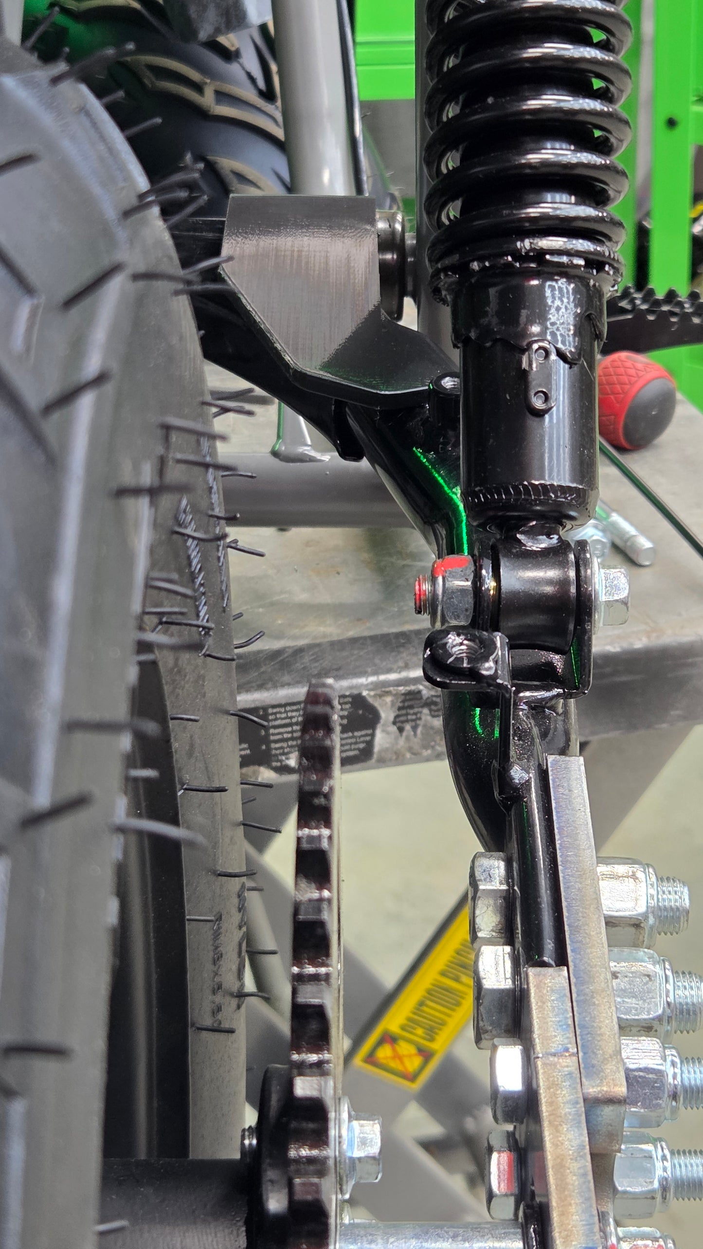 Coleman B200RSV Swingarm Chain Slider