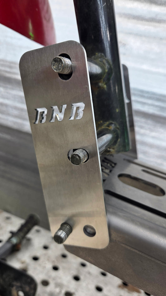Trailmaster MB200 MB200X Hurricane Front Peg Delete Plates