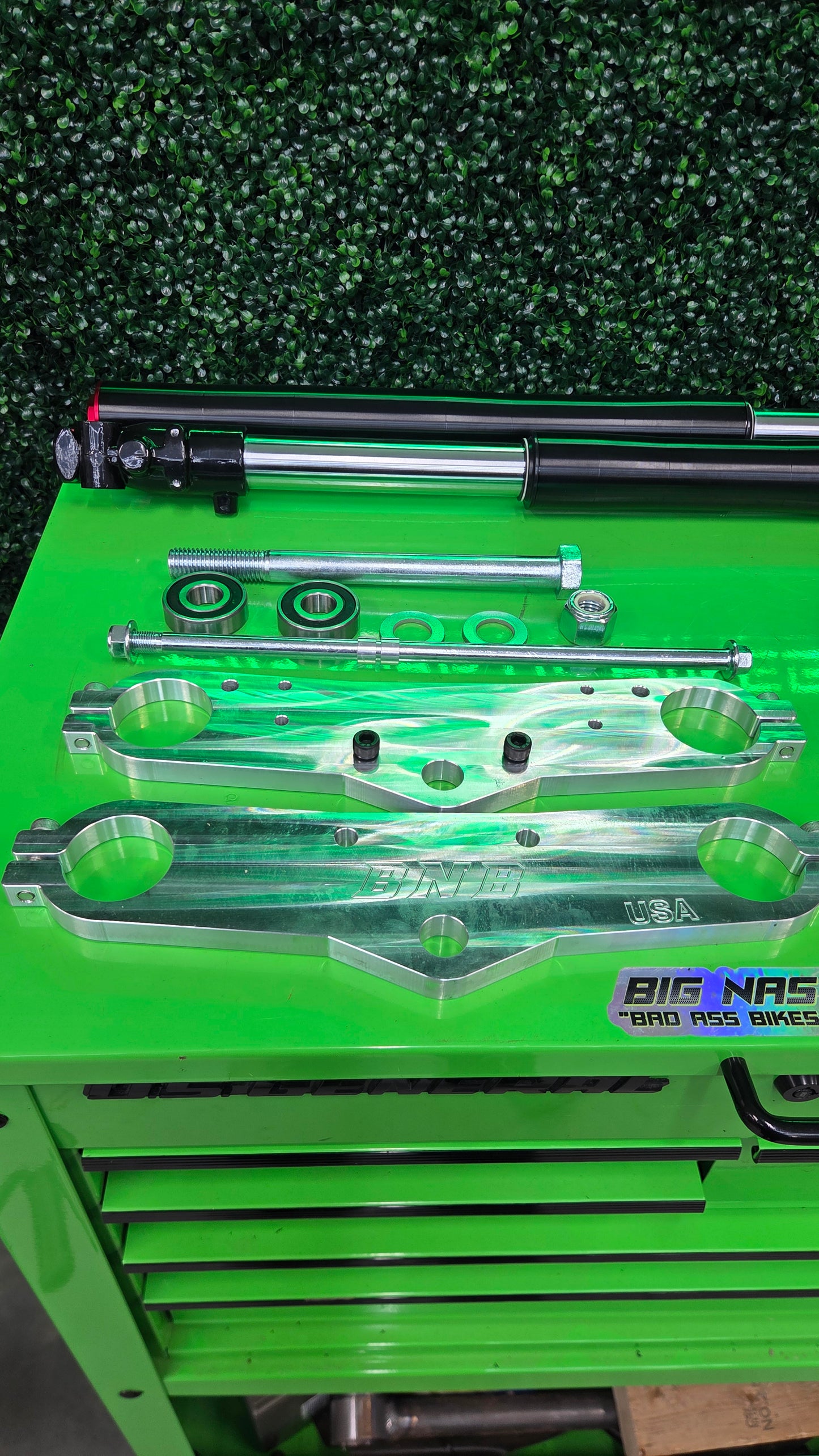 Coleman B200R/RSV Mega/Monster Moto Max 212 Inverted Front Suspension Kit Billet CNC Triples