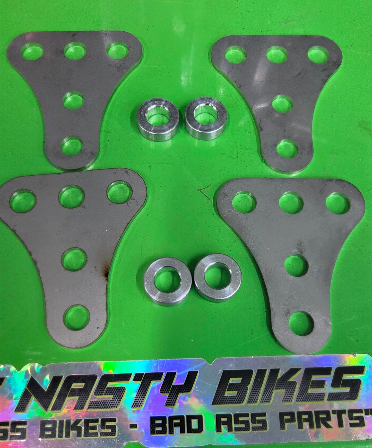 Coleman B200RSV/Trailmaster MB200 Swingarm Extension Shock Mounting Plates