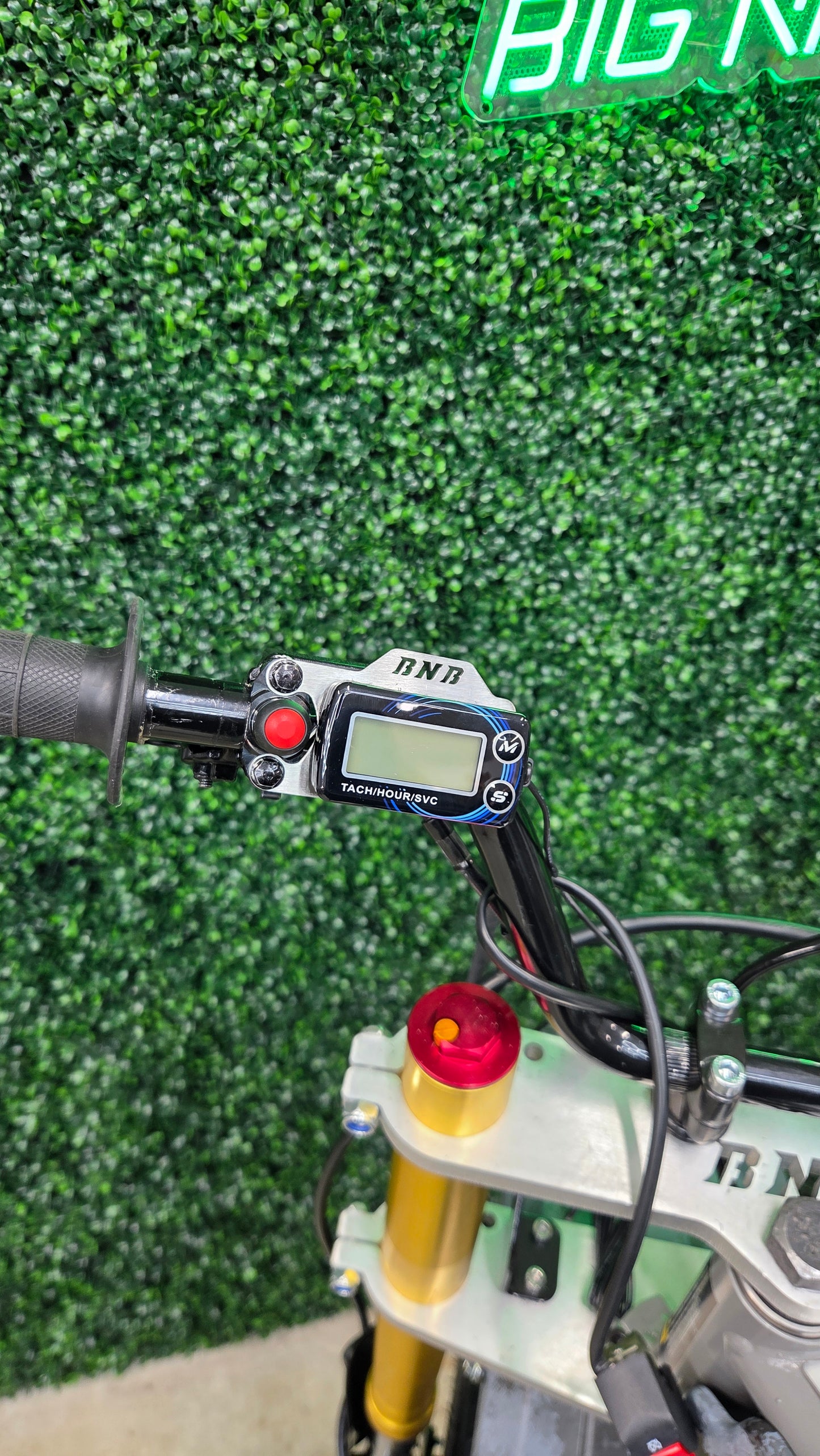 Handlebar Perch Mounted Tach Holder