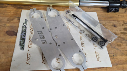 Big Tire Minibike Ultimate Front End Kit Mb200 Coleman Baja Massimo Axis Etc