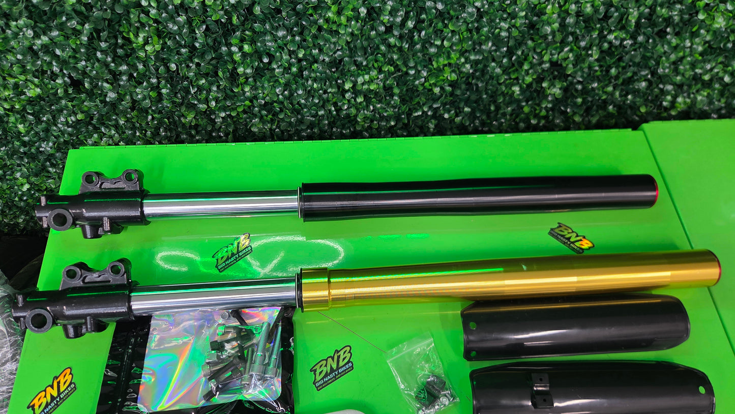Coleman B200 RB200 RT200 B200C Inverted Front Suspension Kit Billet CNC Triples