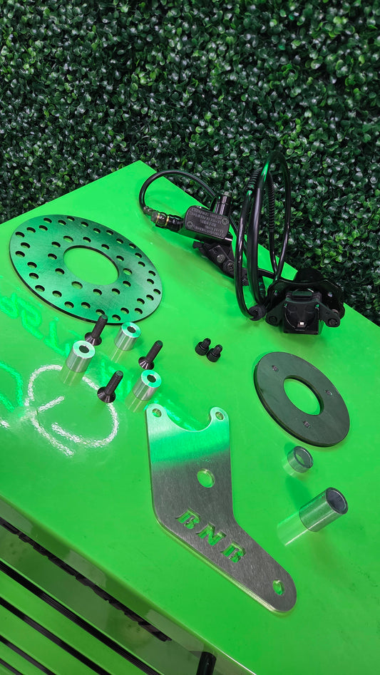 Coleman CT200, CT200U-EX, BT200, Hisun M200, Axis M200 Disc Brake Conversion Kit