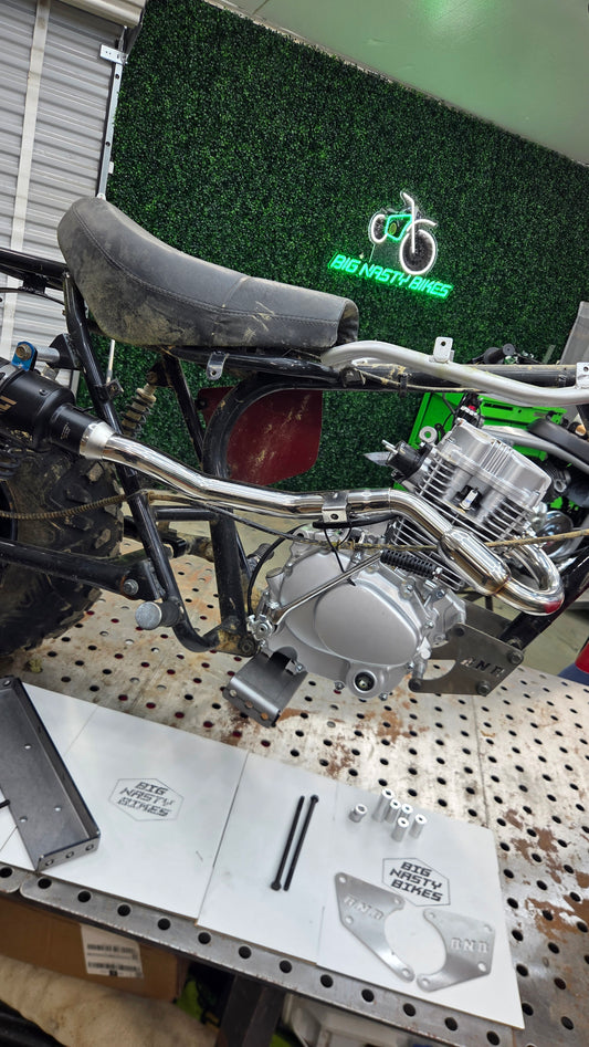 Trailmaster MB200 CG200-300cc Engine Swap